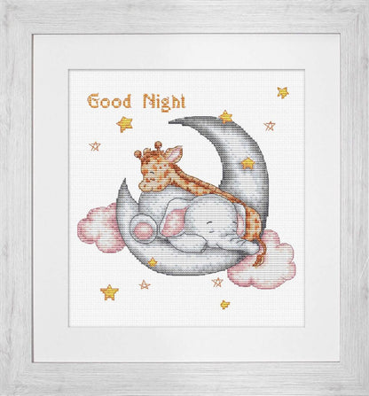 Counted Cross stitch kit Good night DIY Luca-S