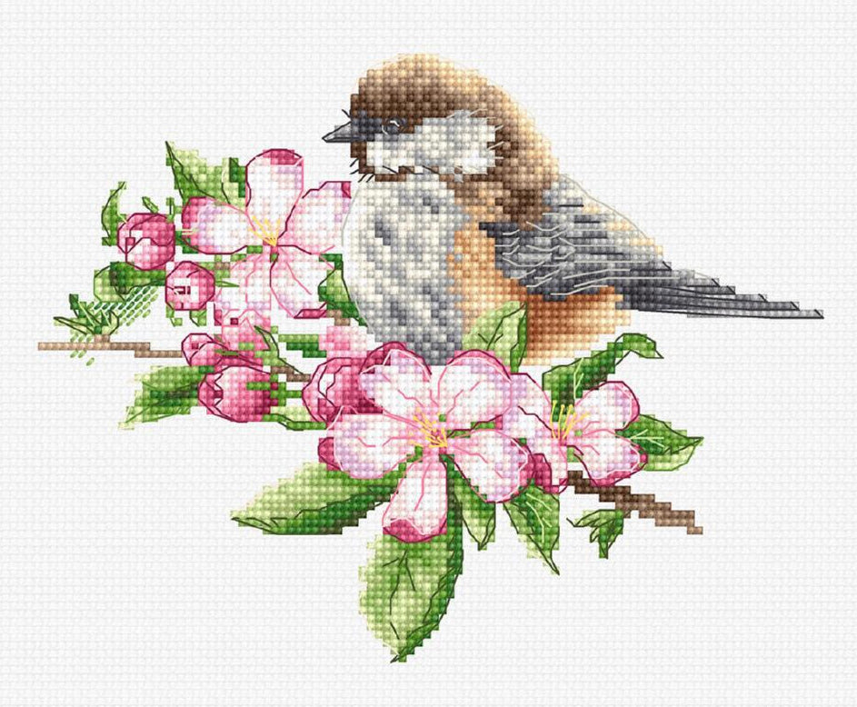 Counted Cross Stitch Kit Bird DIY Luca-S
