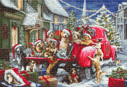 Counted Cross Stitch Kit Christmas DIY Luca-S