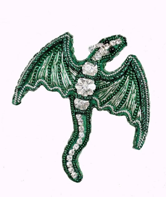 Brooch Bead Embroidery Kit Dragon DIY Jewelry Making Beading kit Pin Needlepoint