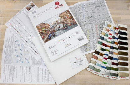 Counted Cross Stitch Kit Venice DIY Luca-S