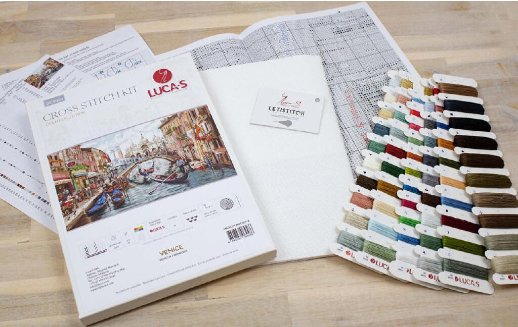Counted Cross Stitch Kit Venice DIY Luca-S