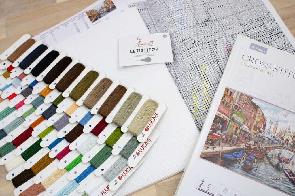 Counted Cross Stitch Kit Venice DIY Luca-S