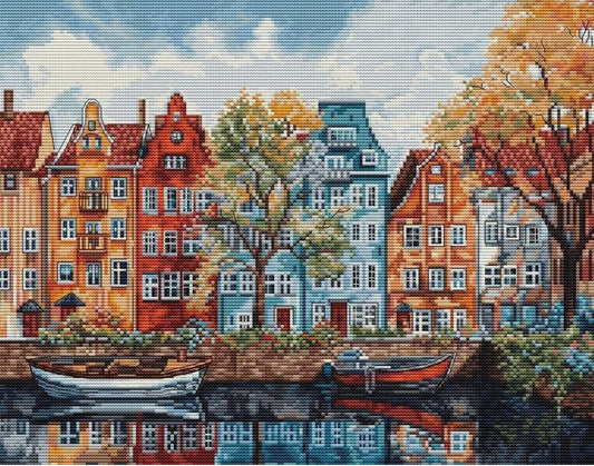 Counted Cross Stitch Kit Copenhagen DIY Luca-S