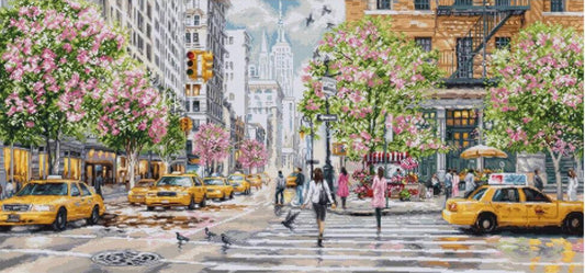 Counted Cross Stitch Kit New York DIY Luca-S ©Richard Macneil