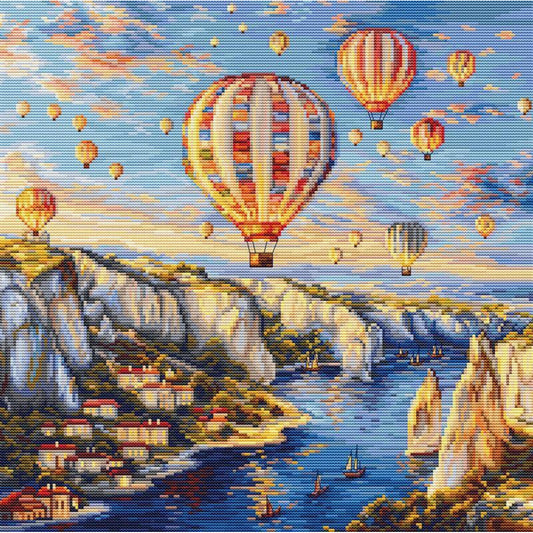 Counted Cross stitch kit Cappadocia DIY Luca-S