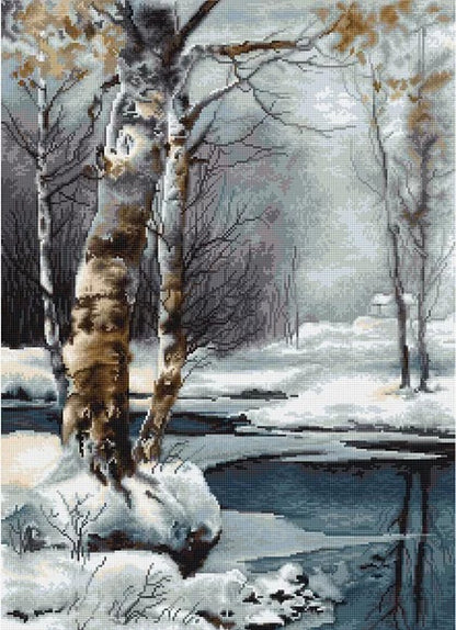 Gobelin kit Needlework Tapestry Kit "Winter" DIY by Luca-S