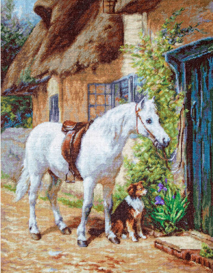 Gobelin kit Needlework Tapestry Kit "Horse" DIY by Luca-S