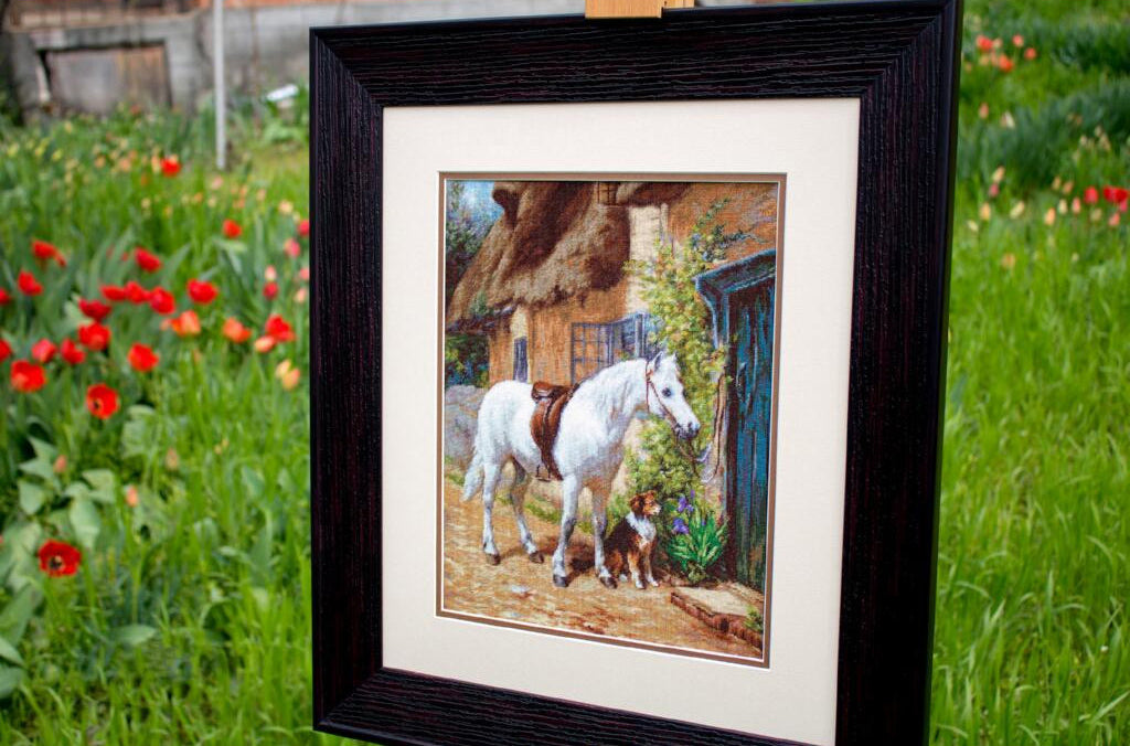 Gobelin kit Needlework Tapestry Kit "Horse" DIY by Luca-S