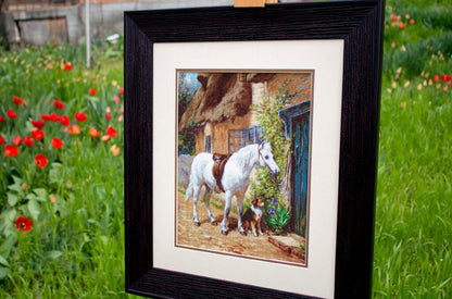 Gobelin kit Needlework Tapestry Kit "Horse" DIY by Luca-S