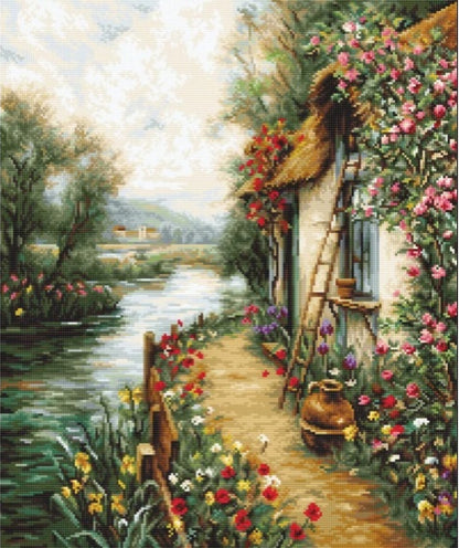 Gobelin kit Needlework Tapestry Kit "Along the river" DIY by Luca-S