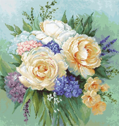 Gobelin kit Needlework Tapestry Kit "Floral Bouquet" DIY by Luca-S