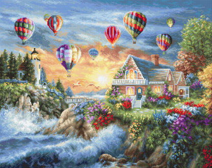 Gobelin kit Needlework Tapestry Kit Balloons DIY Luca-S