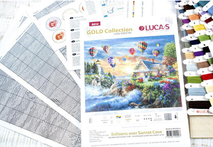 Gobelin kit Needlework Tapestry Kit Balloons DIY Luca-S
