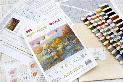 Gobelin kit Needlework Tapestry Kit Autumn Creek Mill DIY Luca-S