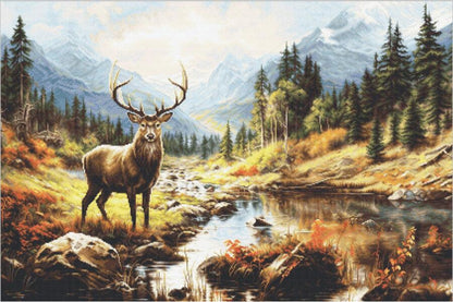 Gobelin kit Needlework Tapestry Kit Beauty of nature DIY Luca-S
