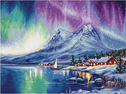Gobelin kit Needlework Tapestry Kit Northern Lights DIY Luca-S