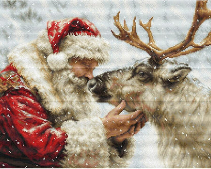 Gobelin kit Needlework Tapestry Kit Santa DIY Luca-S