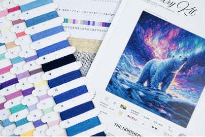 Gobelin kit Needlework Tapestry Kit Northern Lights DIY Luca-S