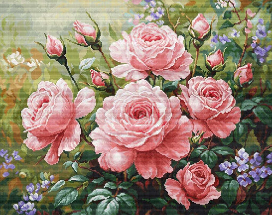 Gobelin kit Tapestry Roses Flowers DIY Luca-S