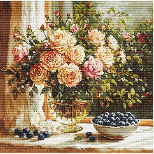 Gobelin kit Tapestry Flowers DIY Luca-S