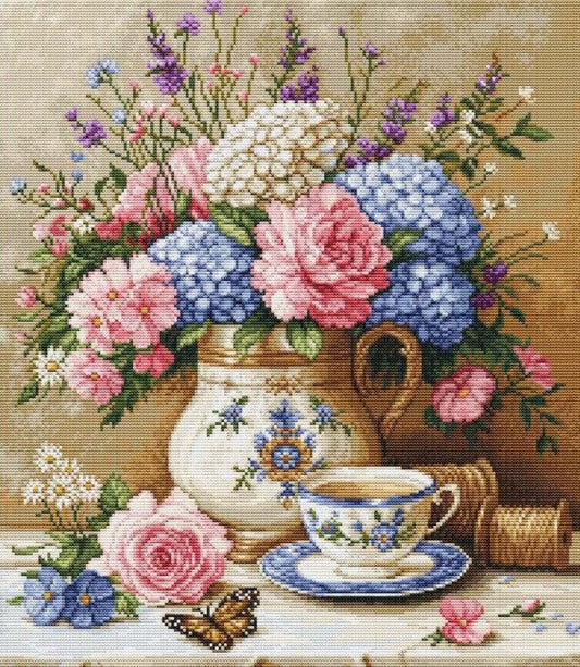 Gobelin kit Tapestry Flowers DIY Luca-S