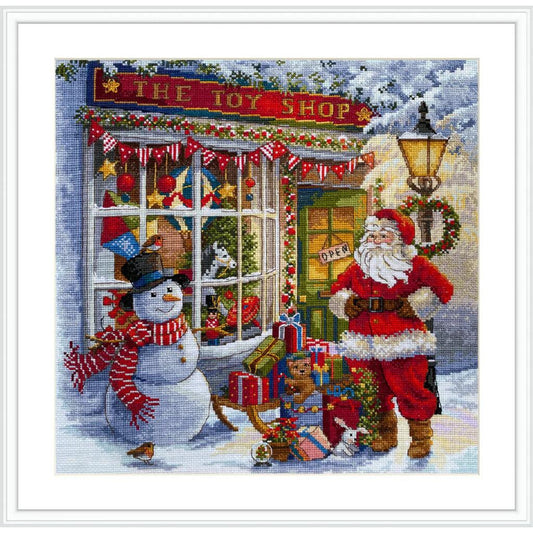 Counted Cross Stitch Kit Santa DIY Merejka