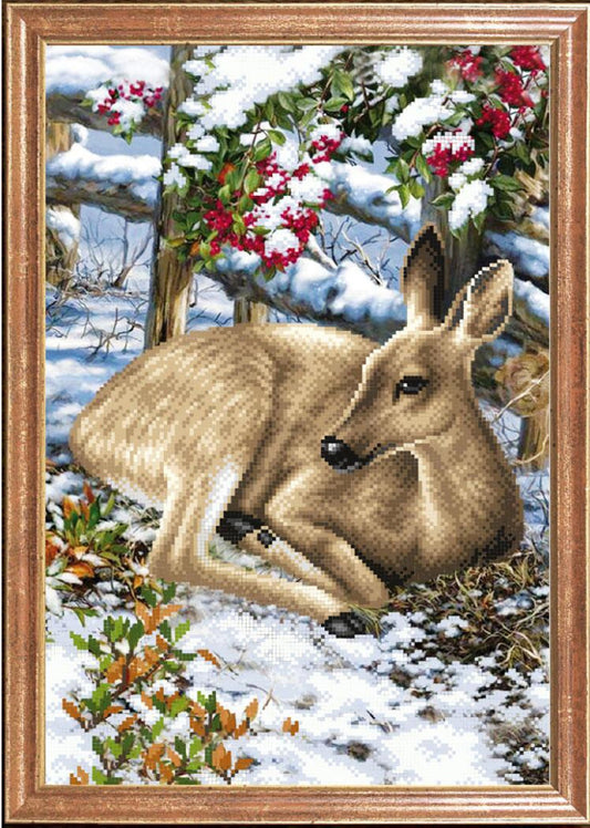 Kit de broderie de perles Cerf DIY