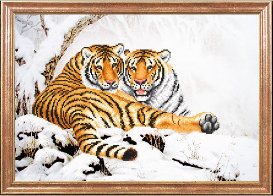 Kit de broderie de perles Tigres DIY