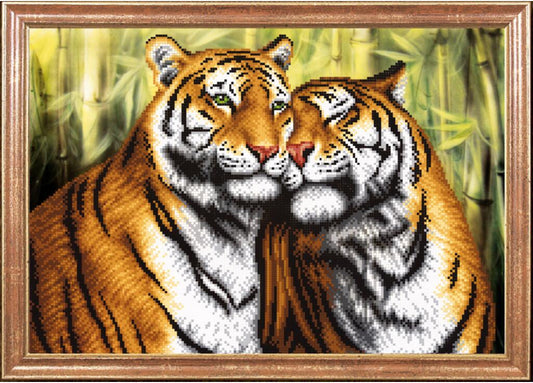 Kit de broderie de perles Tigres DIY