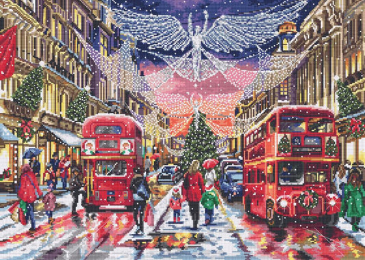 Counted Cross Stitch Kit Regent Street DIY Letistitch