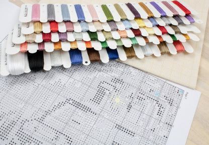 Counted Cross Stitch Kit Regent Street DIY Letistitch