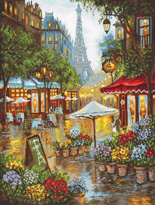Counted Cross Stitch Kit Paris DIY Letistitch