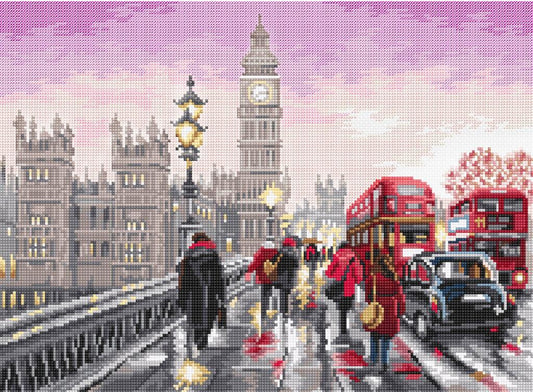 Counted Cross Stitch Kit Westminster Bridge DIY Letistitch