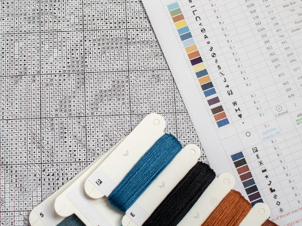 Counted Cross Stitch Kit Dream catcher Wolf DIY Letistitch