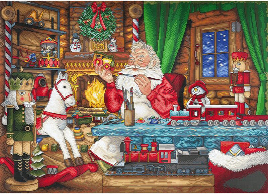 Counted Cross Stitch Kit Santa Christmas DIY Letistitch