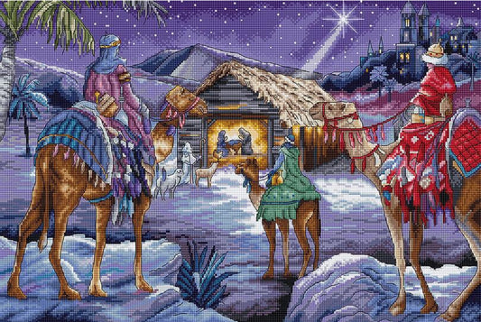 Counted Cross Stitch Kit Three Kings DIY Letistitch