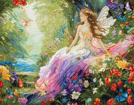 Counted Cross Stitch Kit Enchanted Spring DIY Letistitch