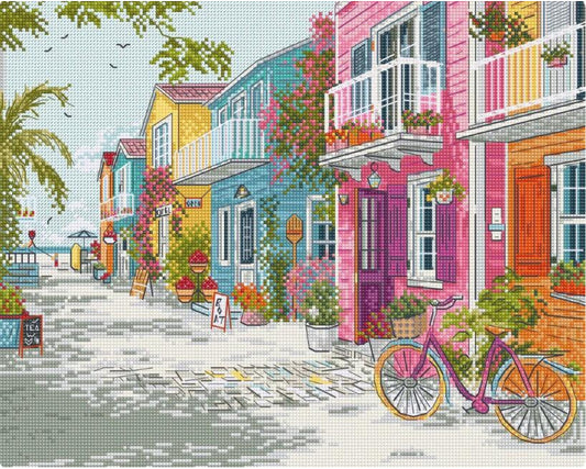Counted Cross Stitch Kit Seaside Harmony DIY Letistitch