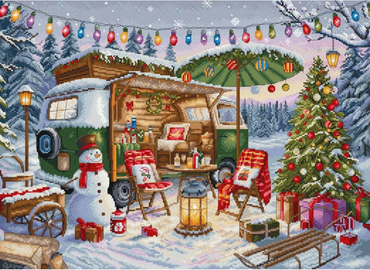 Counted Cross Stitch Kit Christmas DIY Luca-S