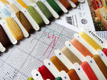 Counted Cross Stitch Kit Seize the Day DIY Letistitch