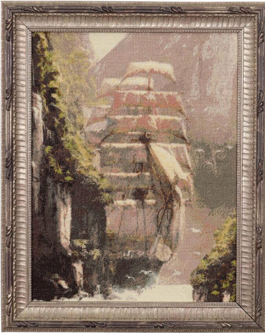 Counted Cross Stitch Kit Sailboat DIY VDV