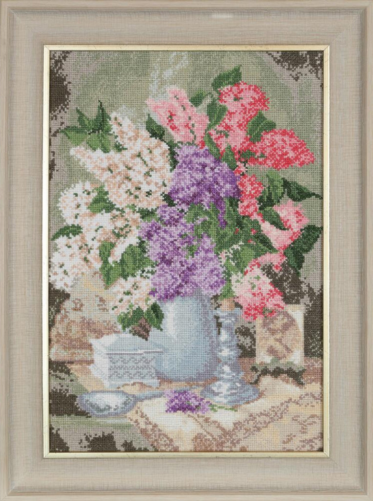 Counted Cross Stitch Kit Lilac DIY VDV