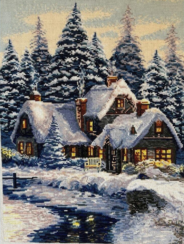 Counted Cross Stitch Kit Winter DIY VDV