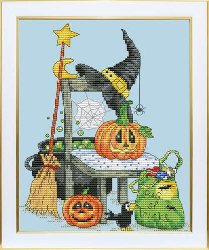 Counted Cross Stitch Kit Halloween DIY VDV