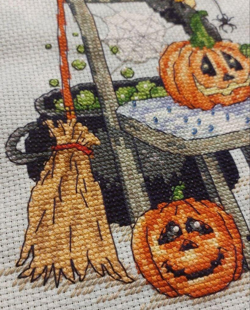 Counted Cross Stitch Kit Halloween DIY VDV