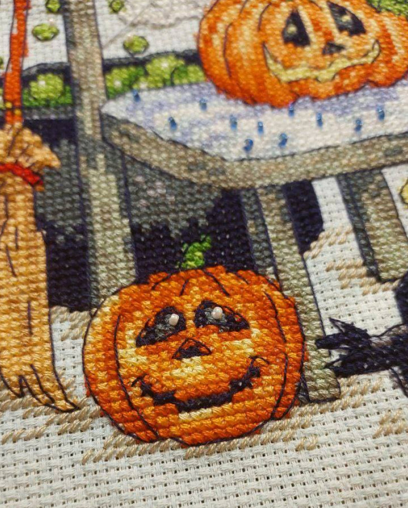 Counted Cross Stitch Kit Halloween DIY VDV