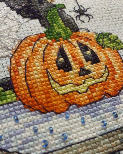 Counted Cross Stitch Kit Halloween DIY VDV