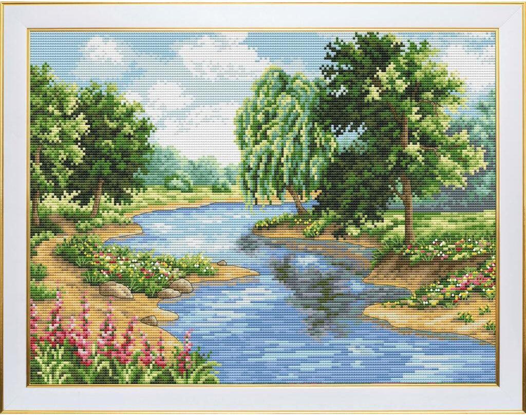 Counted Cross Stitch Kit Summer day DIY VDV