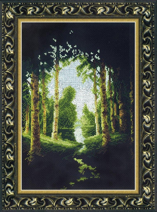 Counted Cross Stitch Kit Summer DIY Charivna mit
